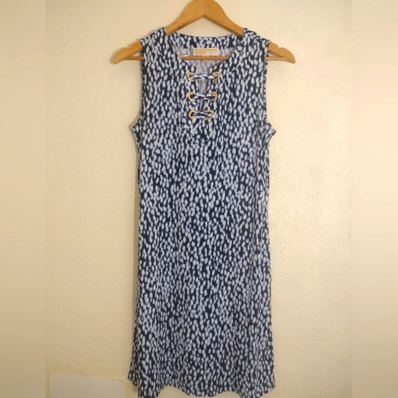 Michael Kors lace up knee-length dress - Picture 1 of 6